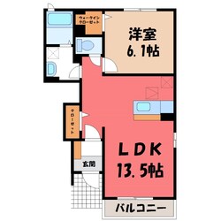 ウィステリア Aの物件間取画像